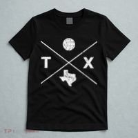 Vintage Texas Volleyball Player Coach Distressed T-Shirt thumb 5