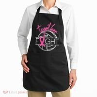 Volleyball Together We Fight Breast Cancer Awareness Apron thumb 2