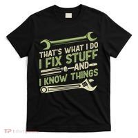Vintage That's What I Do I Fix Stuff And I Know Things T-Shirt thumb 0