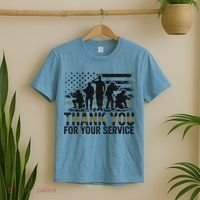 Veteran Thank You For Your Service Veterans Day Appreciation Meaningful Gift T-Shirt thumb 2