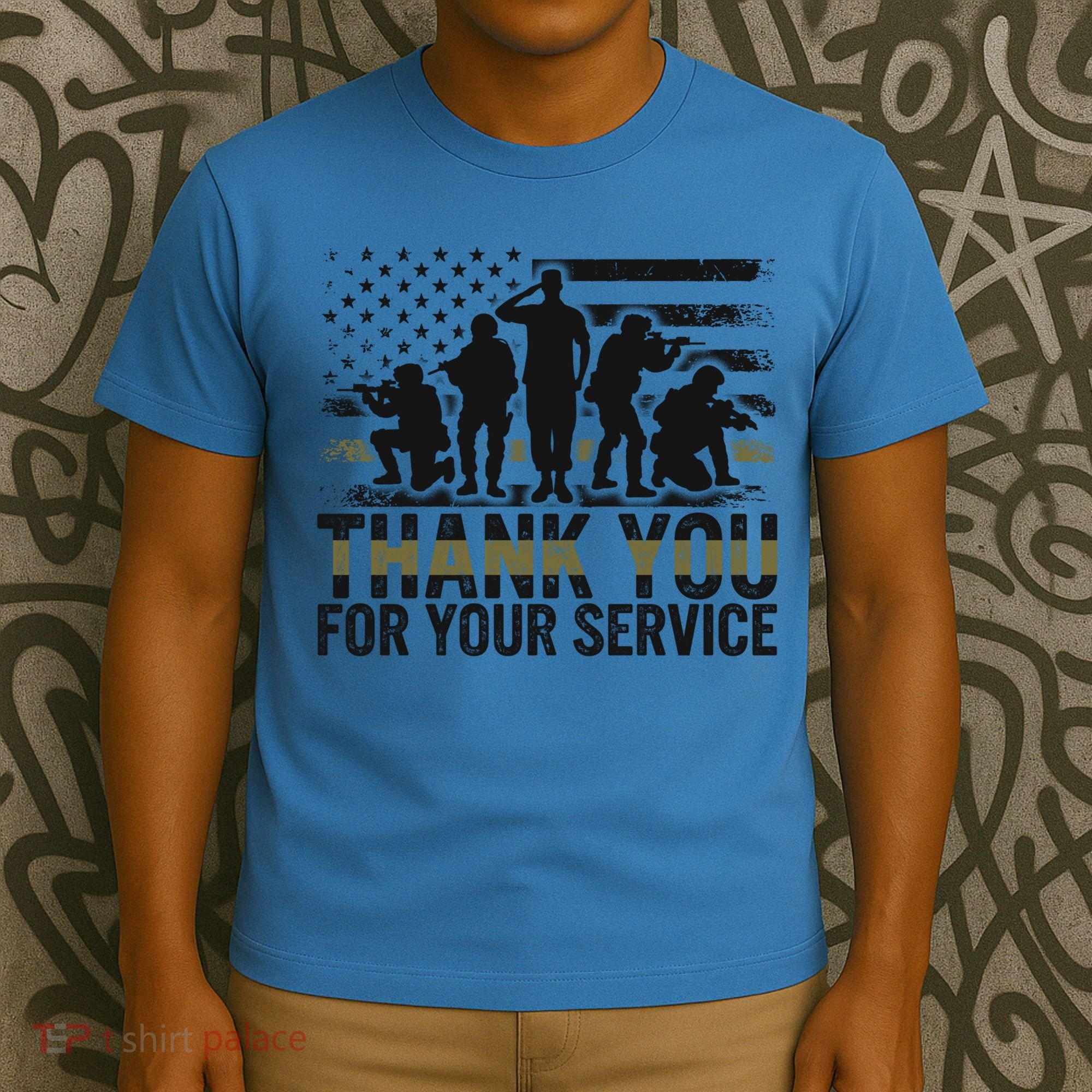 Veteran Thank You For Your Service Veterans Day Appreciation Meaningful Gift T-Shirt