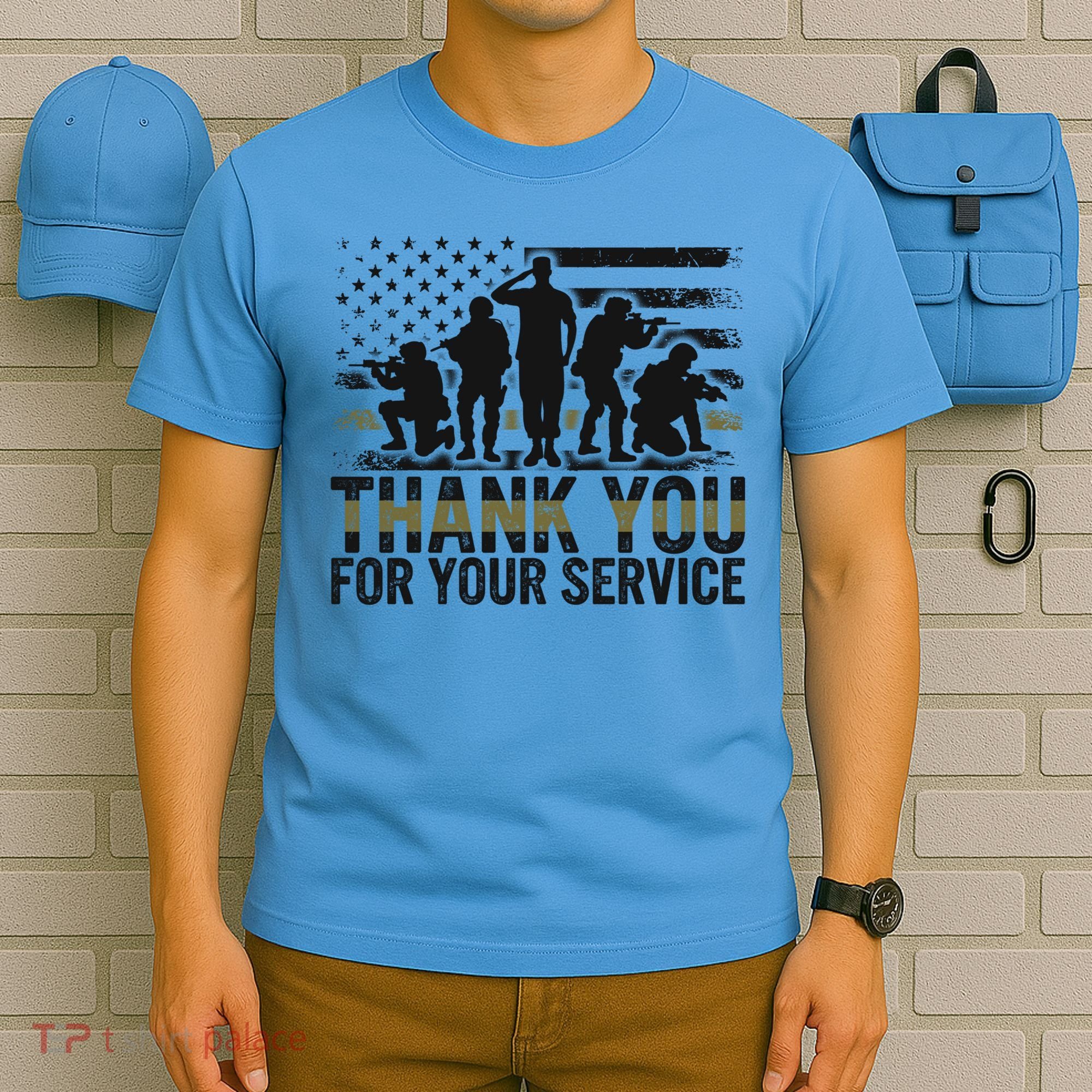 Veteran Thank You For Your Service Veterans Day Appreciation Meaningful Gift T-Shirt