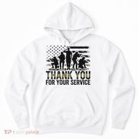 Veteran Thank You For Your Service Veterans Day Appreciation Meaningful Gift Hoodie thumb 0