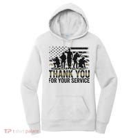 Veteran Thank You For Your Service Veterans Day Appreciation Meaningful Gift Women's Hoodie thumb 0