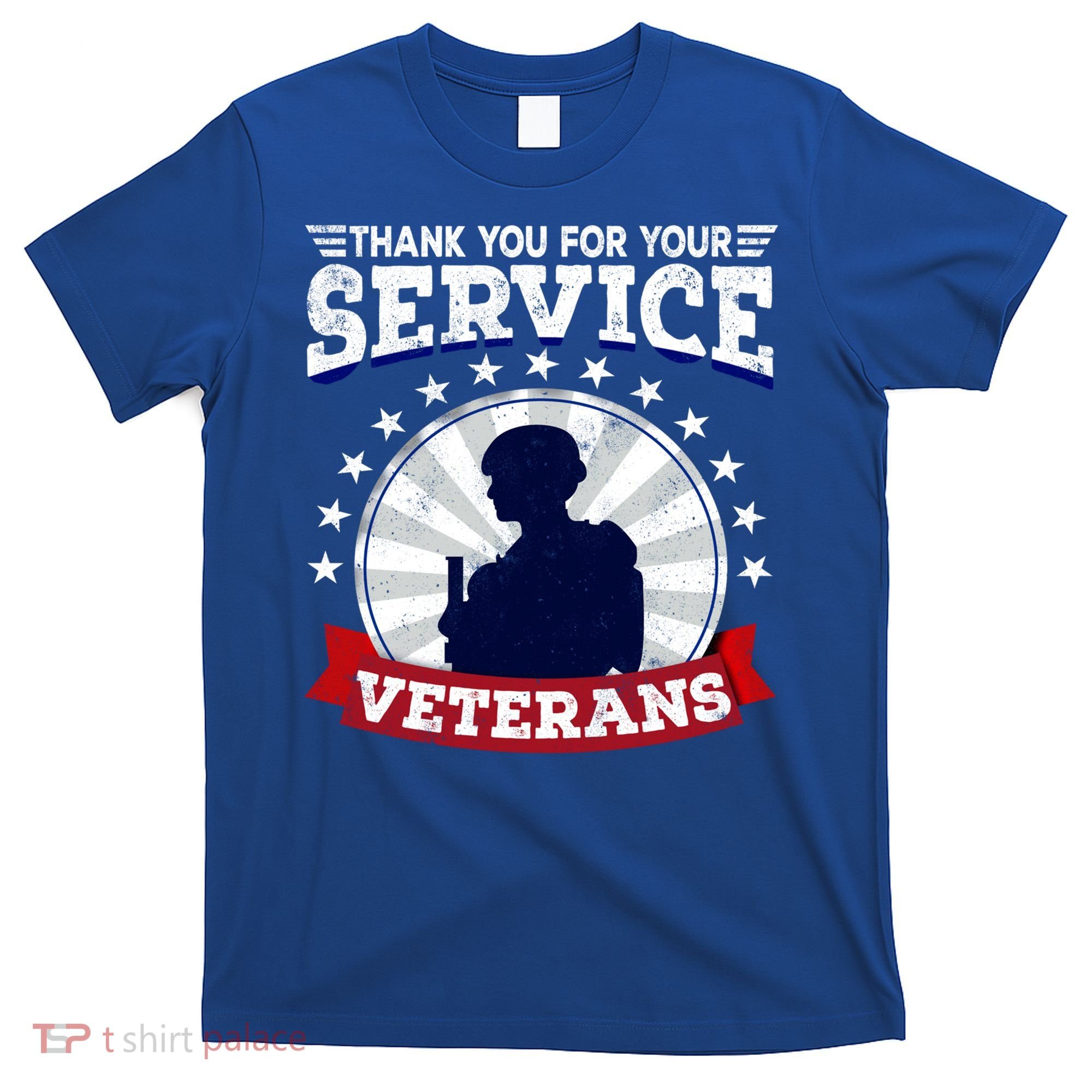 Vintage Thank You For Your Service Veterans Gift T-Shirt