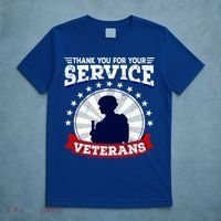 Vintage Thank You For Your Service Veterans Gift T-Shirt thumb 5