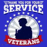 Vintage Thank You For Your Service Veterans Gift T-Shirt thumb 7