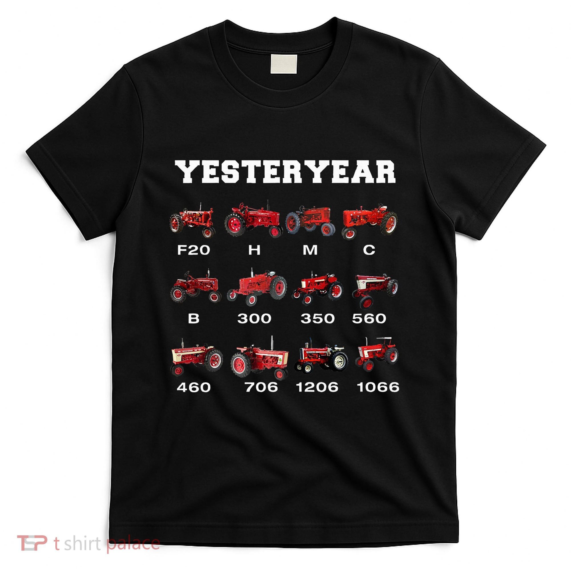 Vintage Tractor Yesteryear Farmer Gift T-Shirt