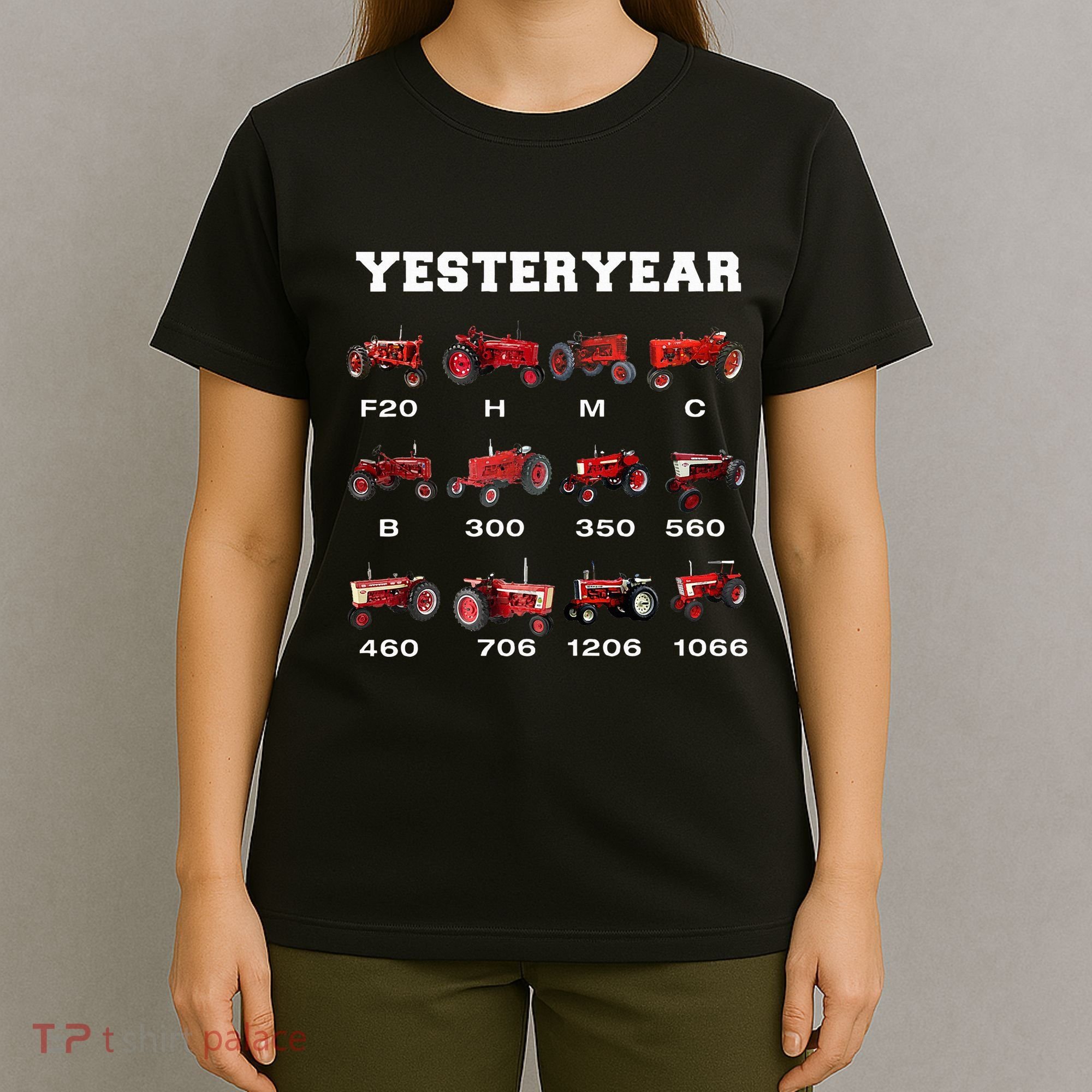 Vintage Tractor Yesteryear Farmer Gift T-Shirt