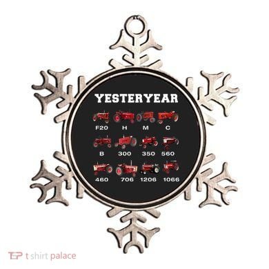 Vintage Tractor Yesteryear Farmer Gift Ornament