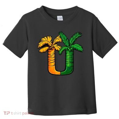 Vintage UM 90's Miami Palm Trees Toddler T-Shirt