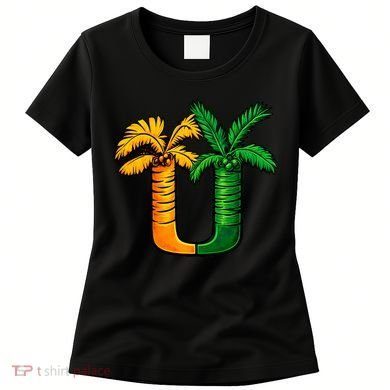 Vintage UM 90's Miami Palm Trees Women's T-Shirt