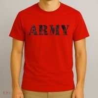 Vintage USA Army Military RED Friday Remember Retro T-Shirt thumb 3