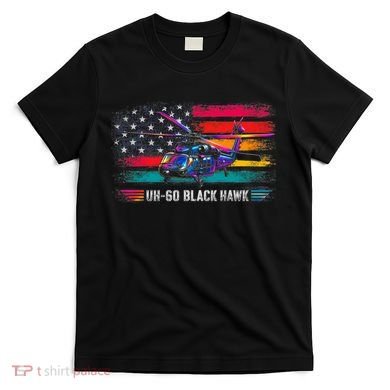 Vintage UH-60 Blackhawk Helicopter Retro T-Shirt