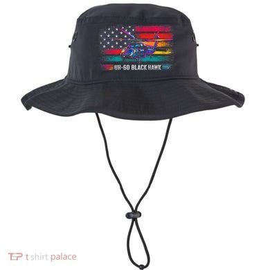 Vintage UH-60 Blackhawk Helicopter Retro Bucket Hat