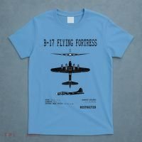 Vintage Usa Bgift17 Bomber Ww2 Warplane Bgift17 Flying Fortress Cool Gift T-Shirt thumb 4