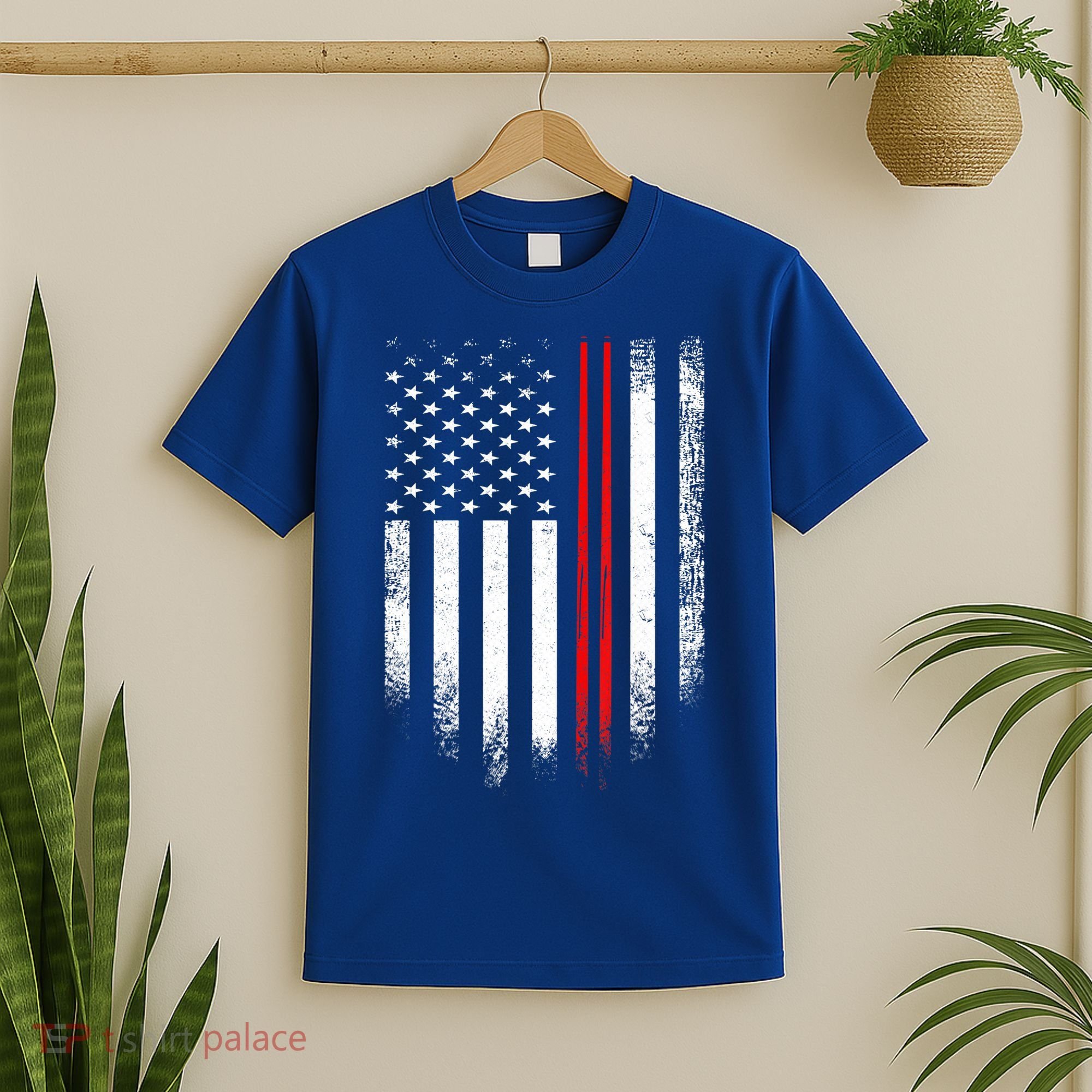 Vintage Usa Billiards Stick American Flag Patriotic Funny Meaningful Gift T-Shirt