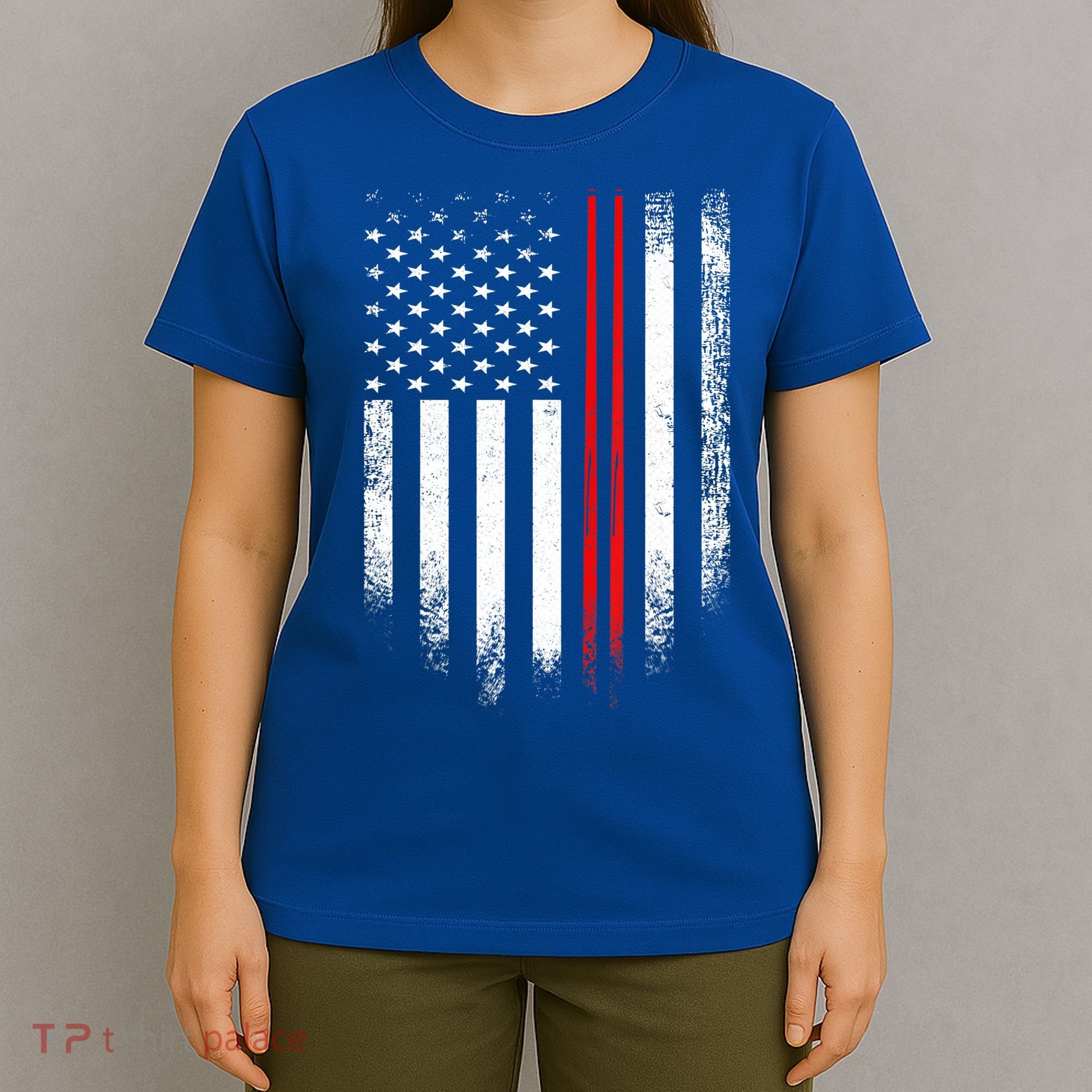 Vintage Usa Billiards Stick American Flag Patriotic Funny Meaningful Gift T-Shirt