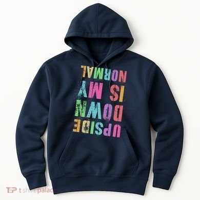 Vintage UPSIDE DOWN IS MY NORMAL Gymnastics Tumbling Tumble Hoodie