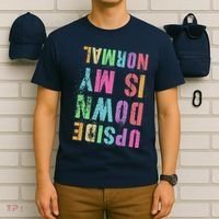Vintage UPSIDE DOWN IS MY NORMAL Gymnastics Tumbling Tumble T-Shirt thumb 6