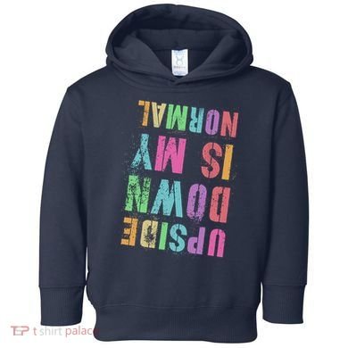 Vintage UPSIDE DOWN IS MY NORMAL Gymnastics Tumbling Tumble Toddler Hoodie