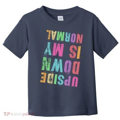 Vintage UPSIDE DOWN IS MY NORMAL Gymnastics Tumbling Tumble Toddler T-Shirt