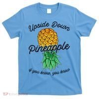 Vintage Upside Down Pineapple Subtle Swinger Cool Gift T-Shirt thumb 0