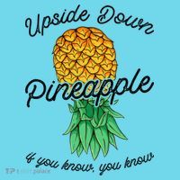 Vintage Upside Down Pineapple Subtle Swinger Cool Gift T-Shirt thumb 6