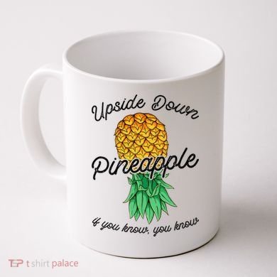 Vintage Upside Down Pineapple Subtle Swinger Cool Gift Coffee Mug