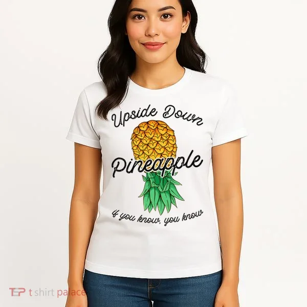 Vintage Upside Down Pineapple Subtle Swinger Cool Gift Women's T-Shirt
