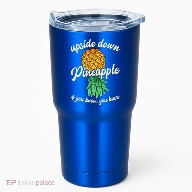 Vintage Upside Down Pineapple Subtle Swinger Gift Tumbler