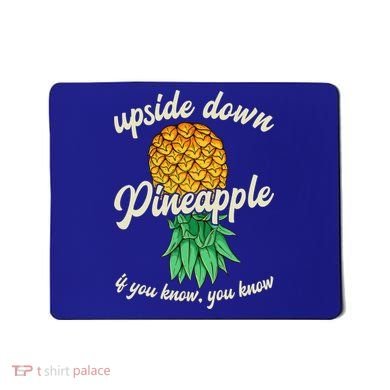 Vintage Upside Down Pineapple Subtle Swinger Gift Mousepad
