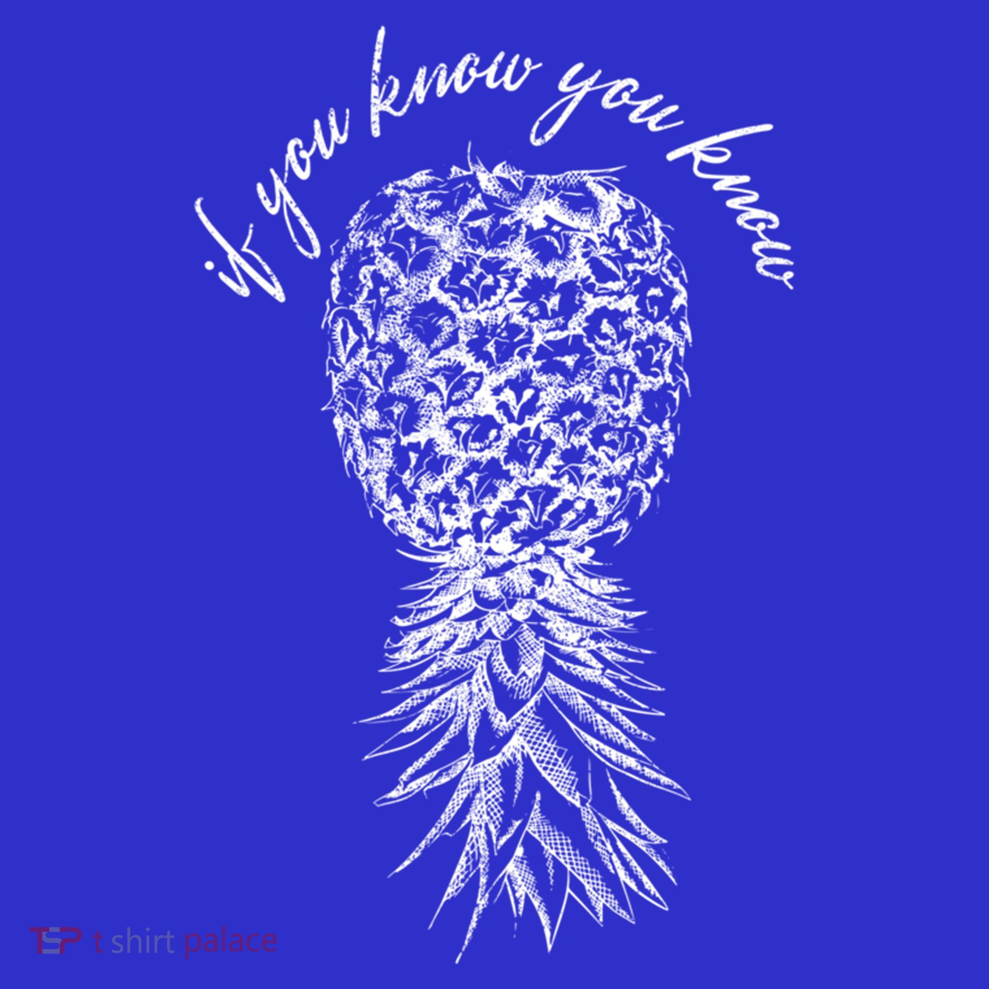 Vintage Upside Down Pineapple Subtle Swinger Gift T-Shirt