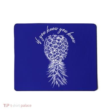 Vintage Upside Down Pineapple Subtle Swinger Gift Mousepad