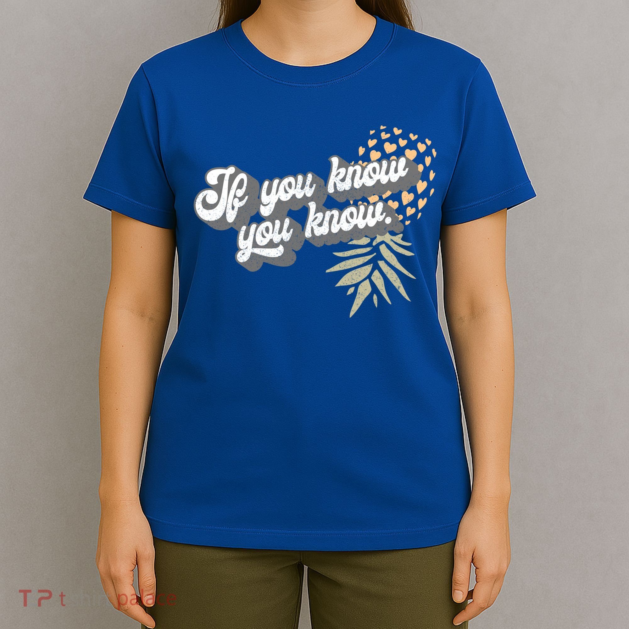 Vintage Upside Down Pineapple Subtle Swinger Cool Gift T-Shirt