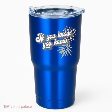 Vintage Upside Down Pineapple Subtle Swinger Cool Gift Tumbler