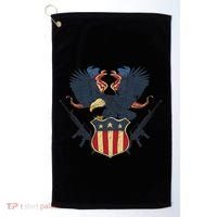 Veteran USA Eagle Golf Towel thumb 0