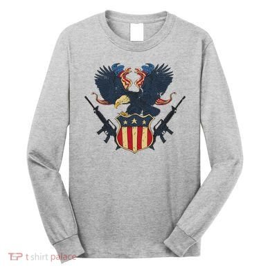 Veteran USA Eagle Long Sleeve Shirt