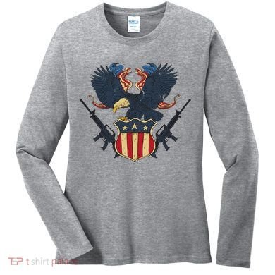 Veteran USA Eagle Women's Long Sleeve Shirt