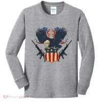 Veteran USA Eagle Kids Long Sleeve Shirt thumb 0
