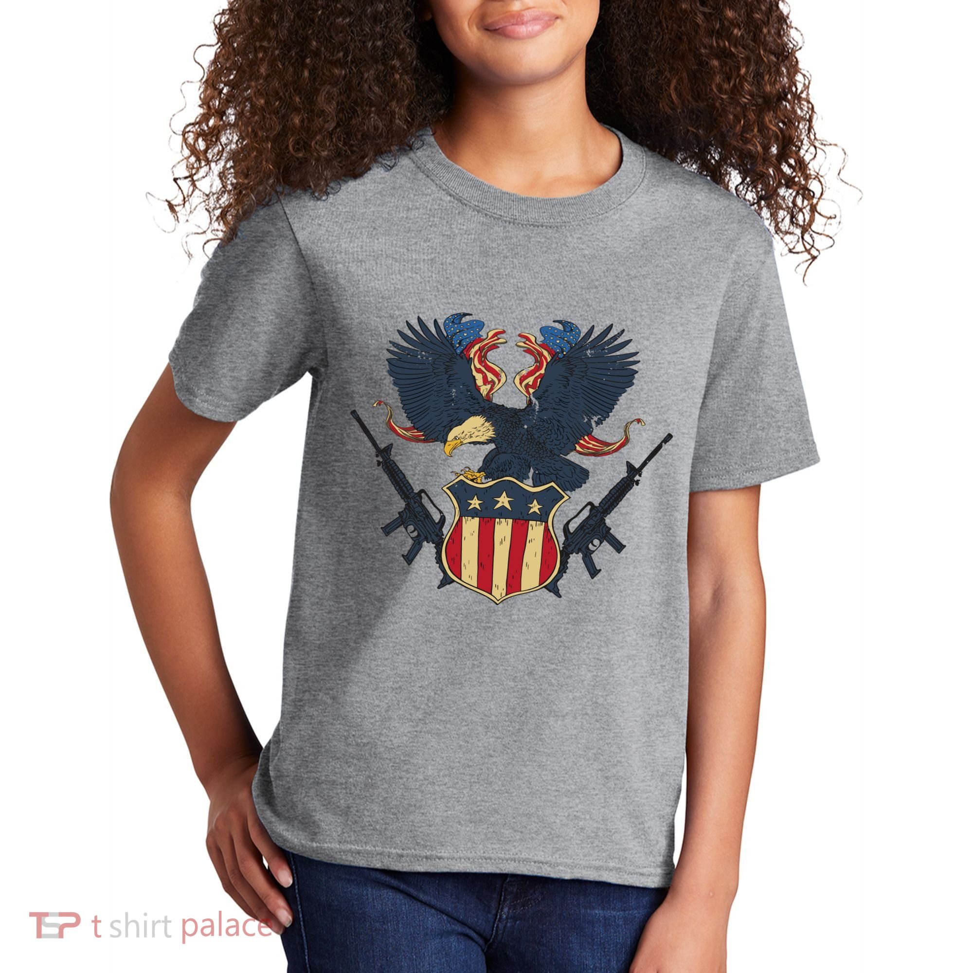 Veteran USA Eagle Kids T-Shirt