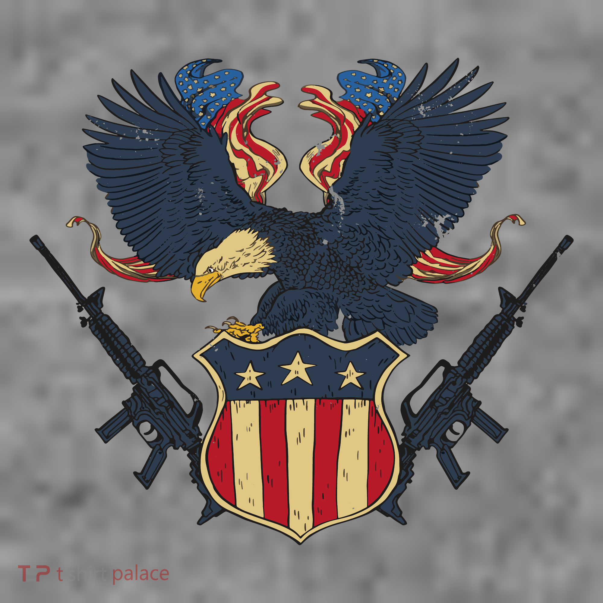 Veteran USA Eagle Kids T-Shirt