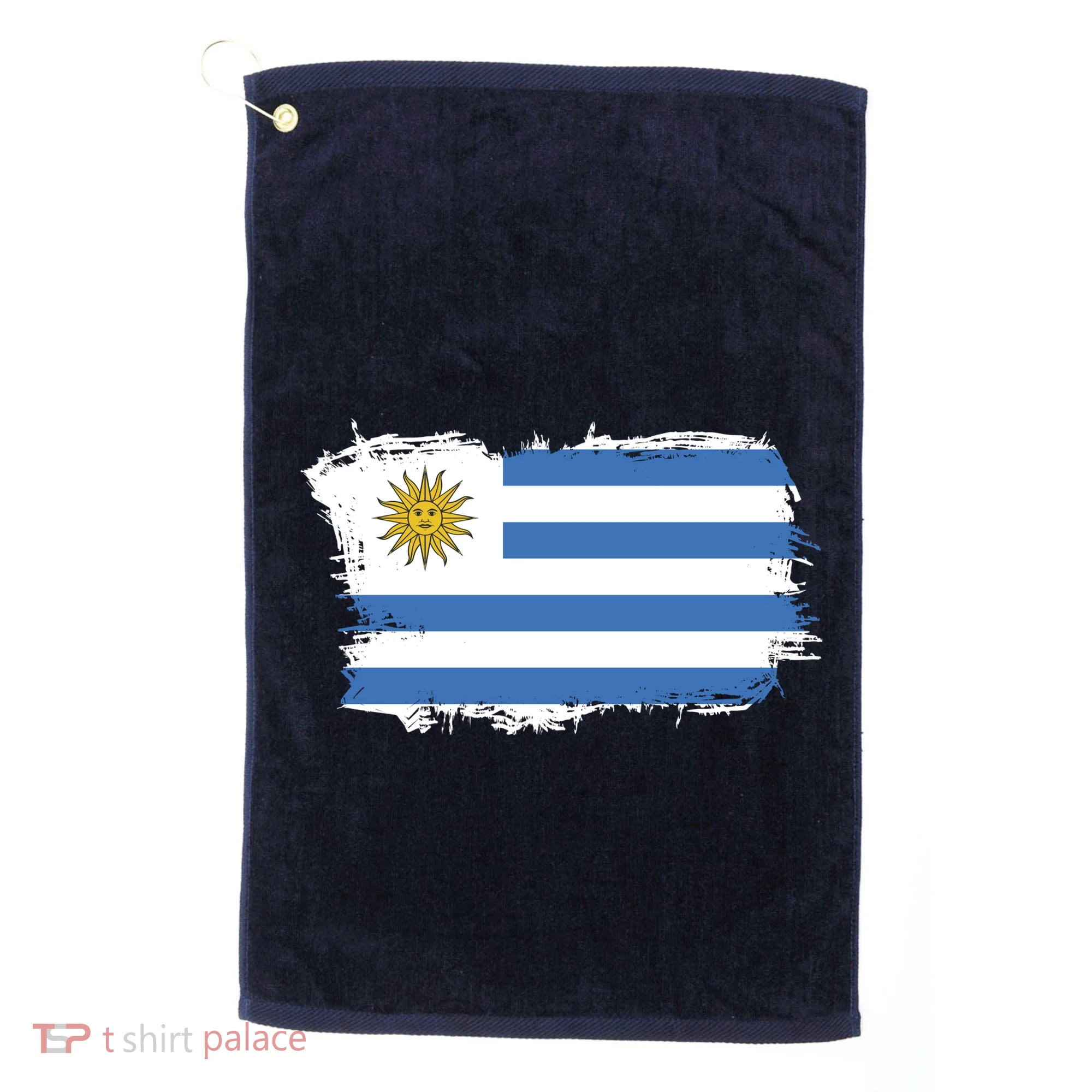 Vintage Uruguay Flag Golf Towel