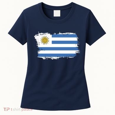 Vintage Uruguay Flag Women's T-Shirt