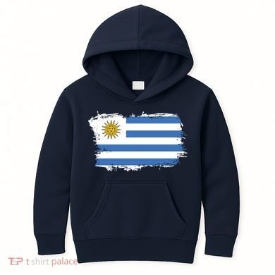 Vintage Uruguay Flag Kids Hoodie