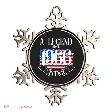 Vintage USA Flag A Legend Since 1966 60th Birthday Ornament