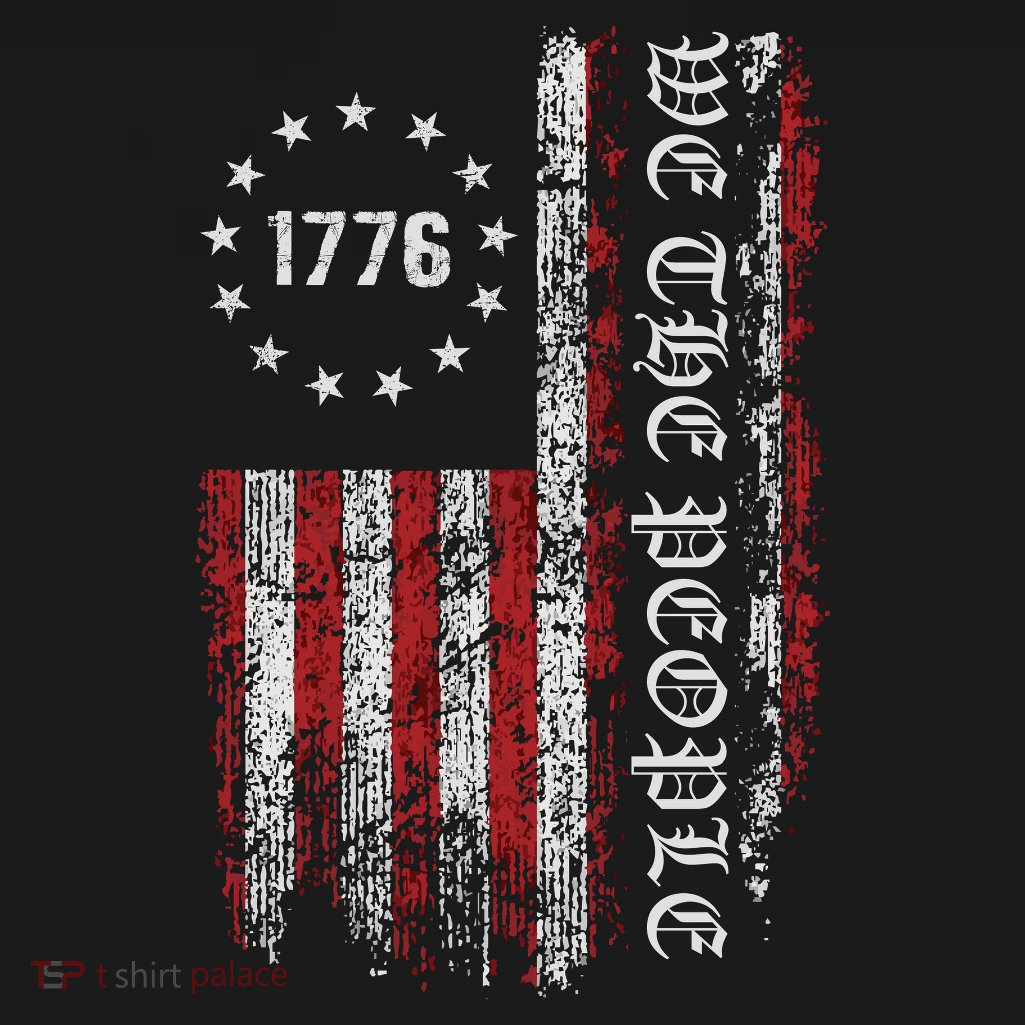 Vintage Us Flag 1776 Hoodie
