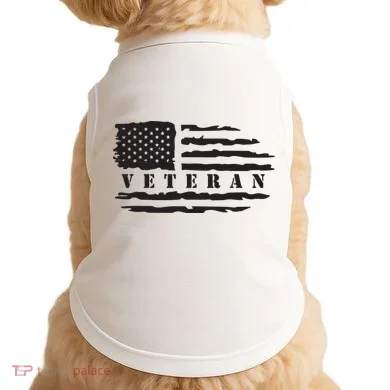 Veteran Us Flag Doggie Tank