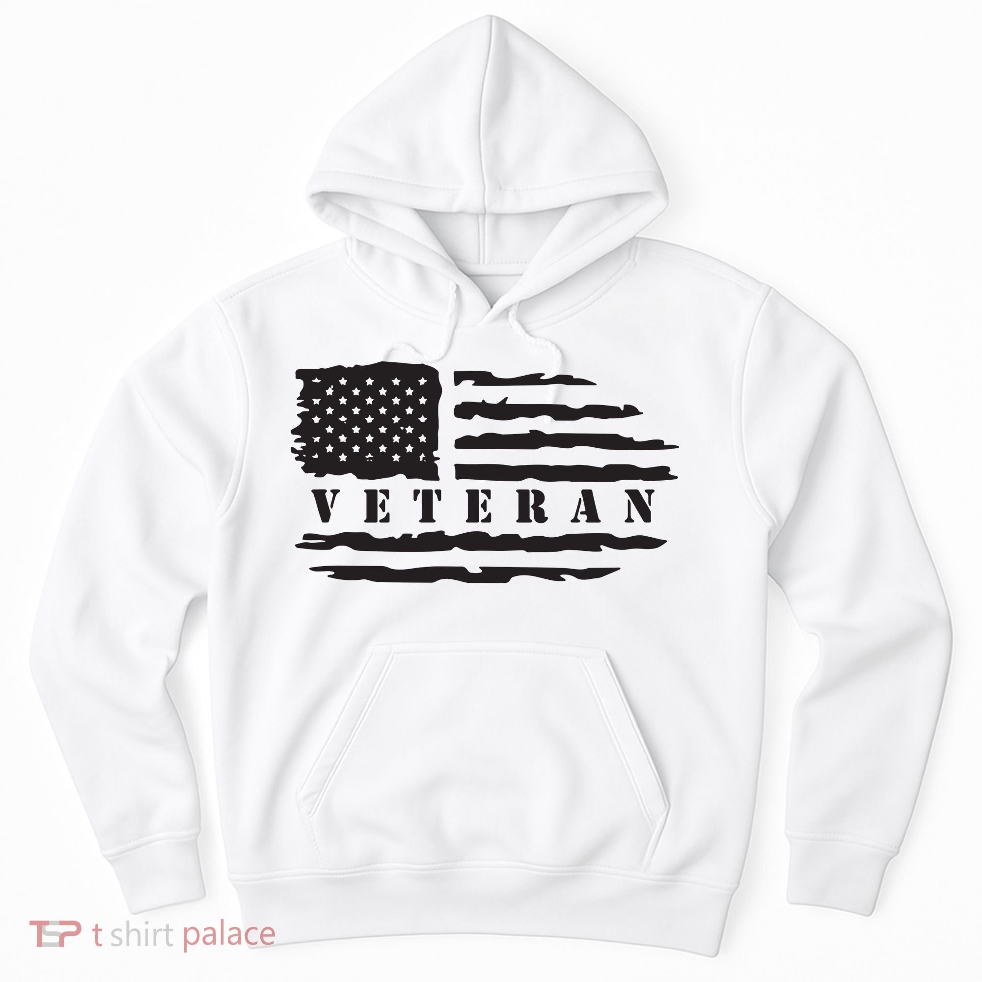 Veteran Us Flag Hoodie