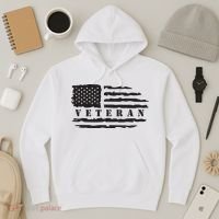 Veteran Us Flag Hoodie thumb 3